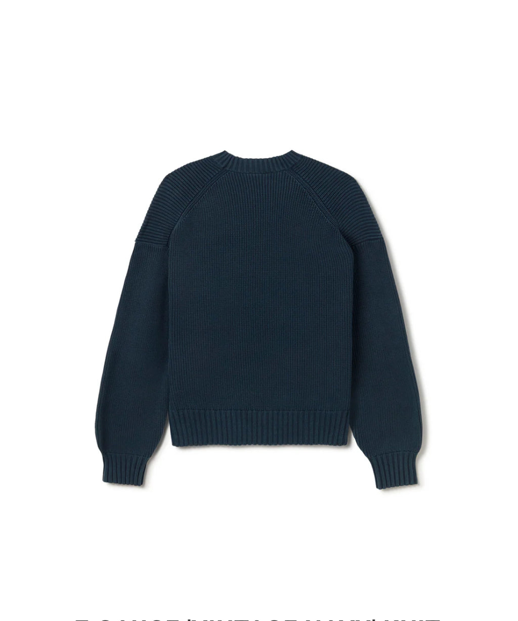 Navy sweater