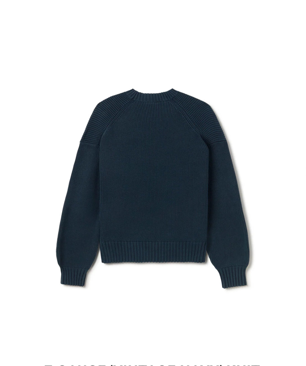 Navy sweater