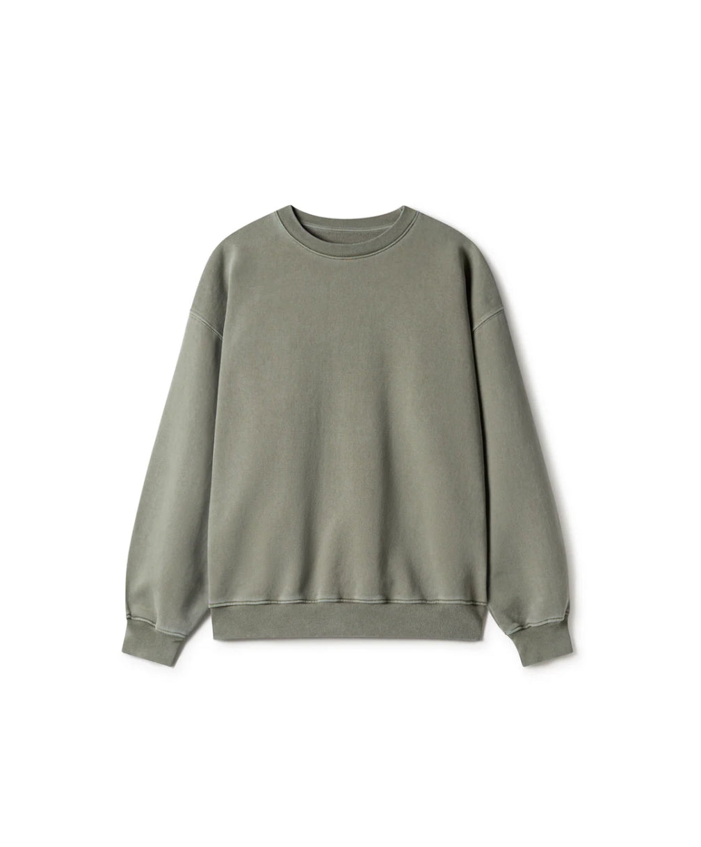 Faded Olive Green Crewneck