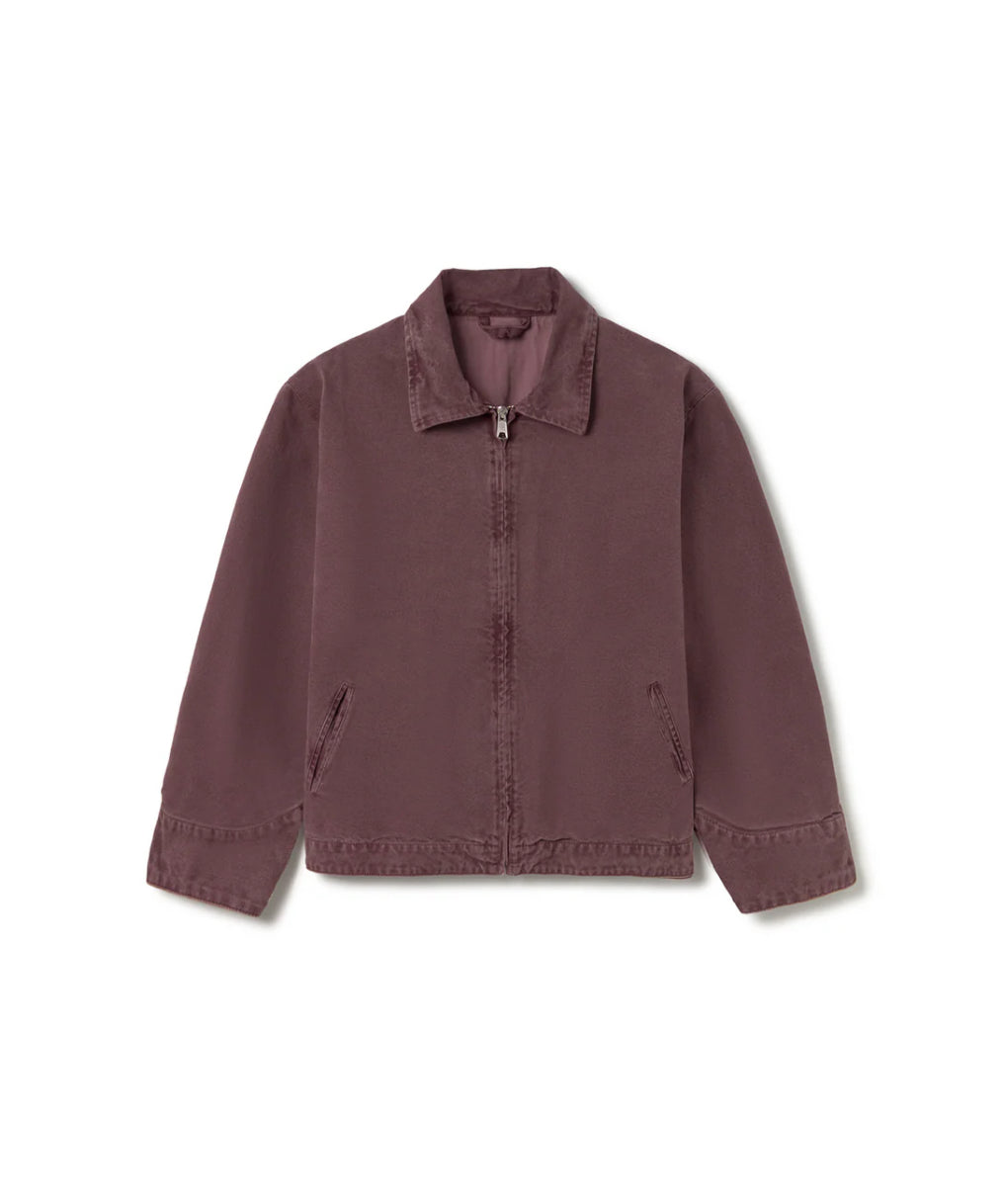 Burgundy workshop jacket
