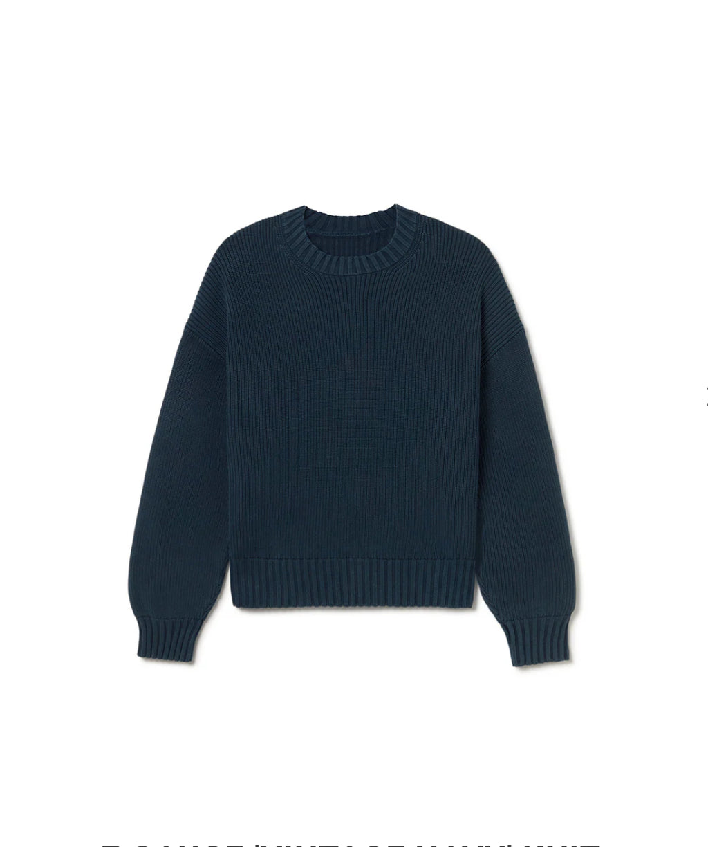 Navy sweater