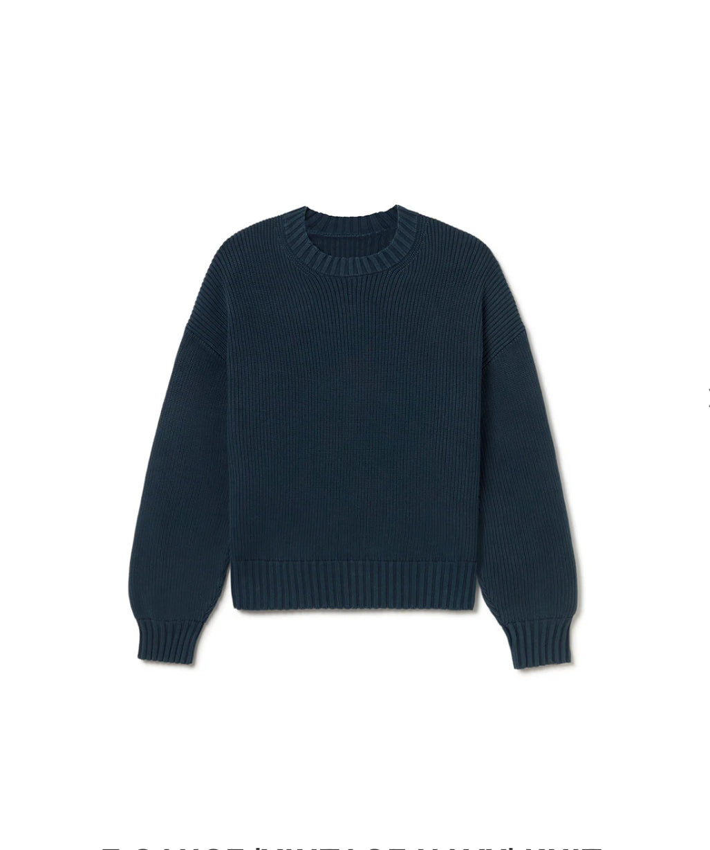 Navy sweater