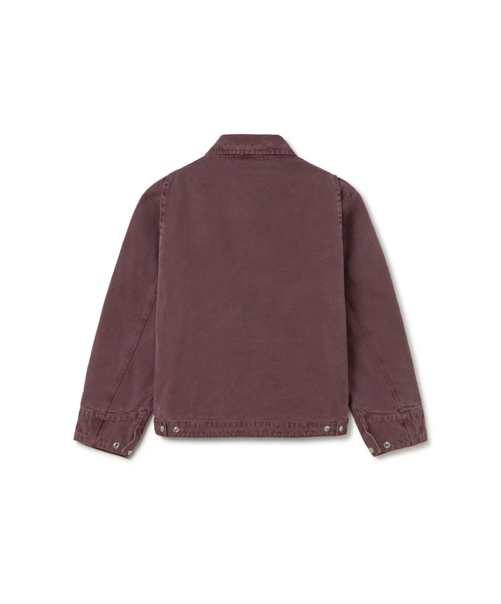 Burgundy workshop jacket
