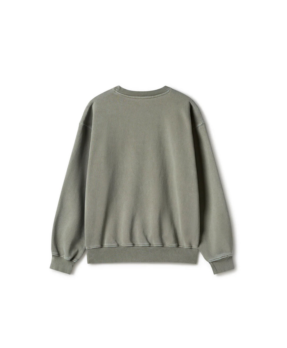 Faded Olive Green Crewneck