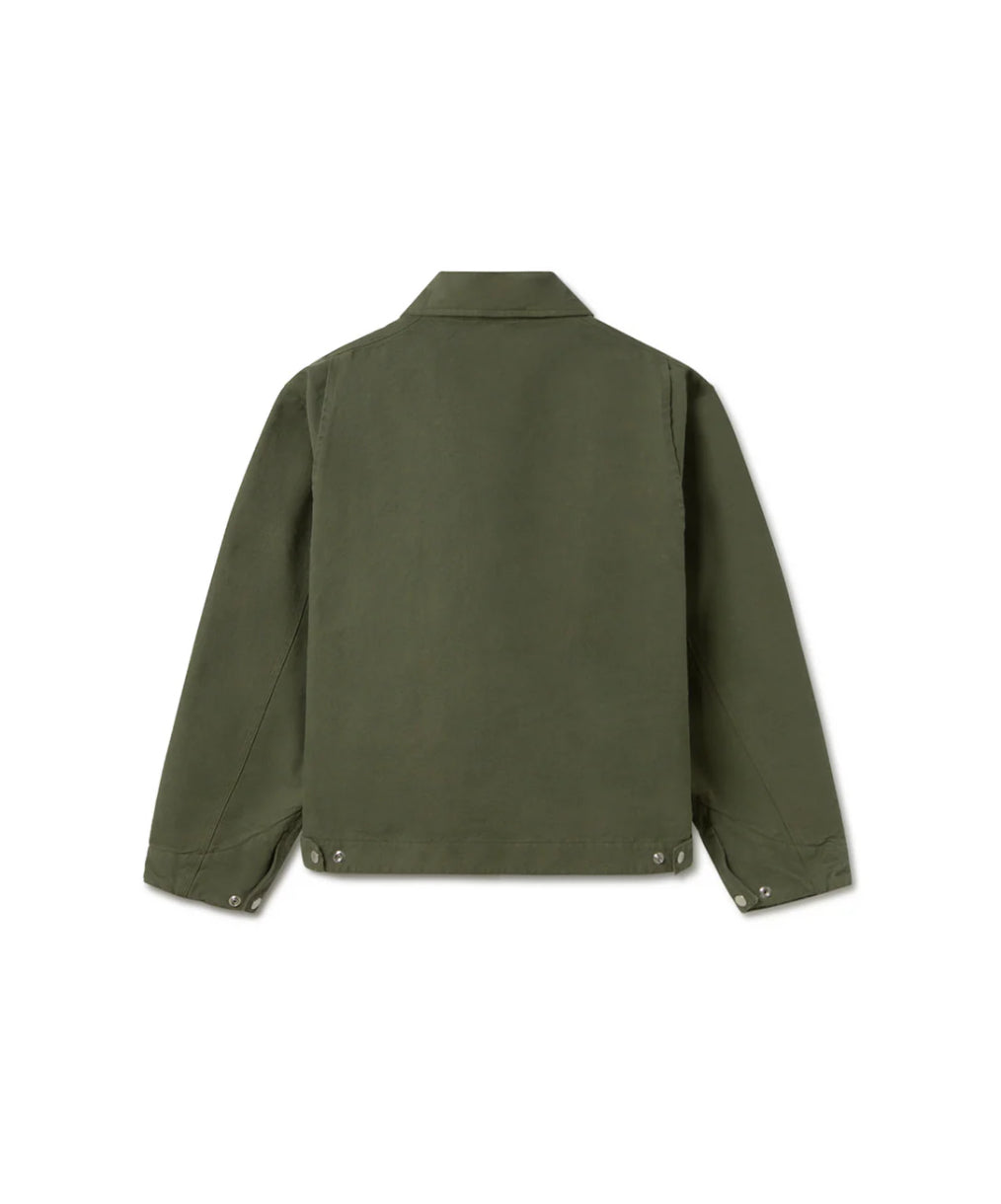 Olive green workshop jacket